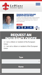Mobile Screenshot of leblancinsuranceagency.com